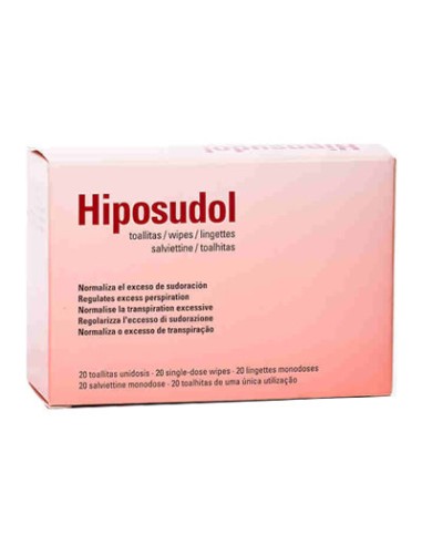 HIPOSUDOL 20 SOBRES CON TOALLITAS