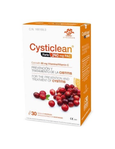CYSTICLEAN FORTE 240 MG 30 CAPSULAS