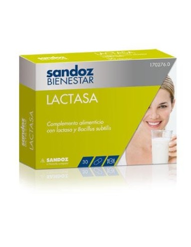 SANDOZ BIENESTAR LACTASA 30 CAPSULAS