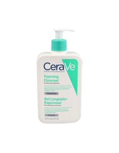 CERAVE GEL LIMPIADOR ESPUMOSO 473ML