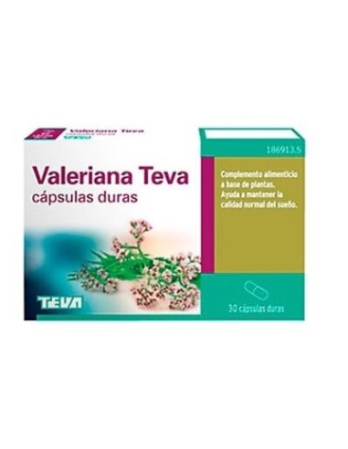 VALERIANA TEVA 200MG 30 CAPS DURAS