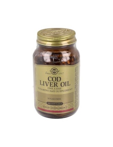 ACEITE HIGADO BACALAO 100 PERLAS SOLGAR