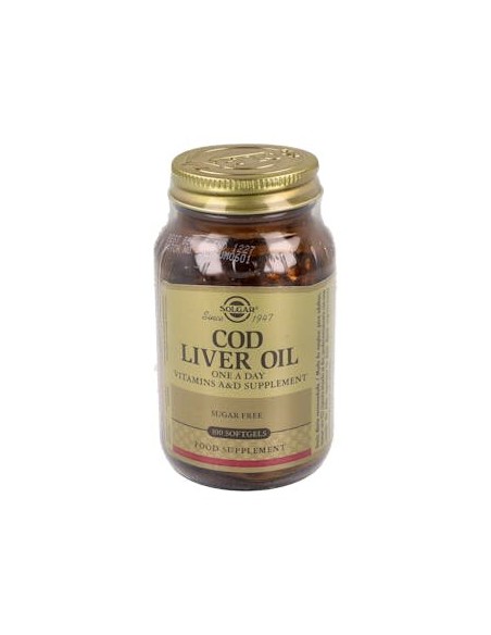 ACEITE HIGADO BACALAO 100 PERLAS SOLGAR