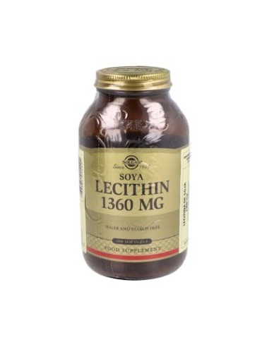 LECITINA 1360MG 100 PERLAS SOLGAR