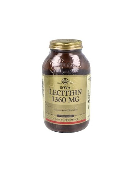 LECITINA 1360MG 100 PERLAS SOLGAR