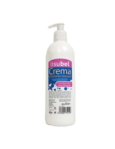 LISUBEL CREMA HIDRATANTE CORPORAL 400 ML