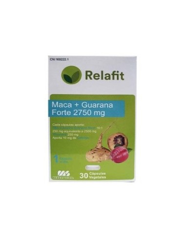 RELAFIT MS MACA+GUARANA 30 CAP
