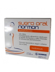 SUERORAL NORMON NARANJA PACK 2X250 ML