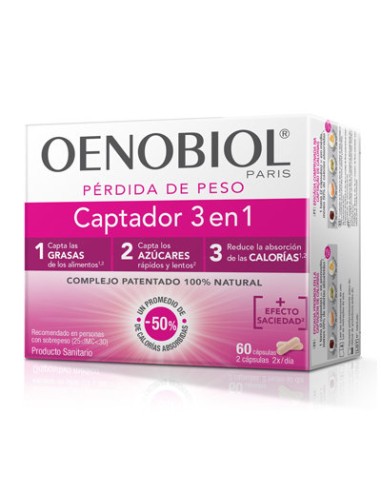 OENOBIOL CAPTADOR 3 EN 1 60 CAPSULAS
