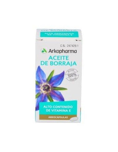 ARKOCAPSULAS ACEITE BORRAJA 50 PERLAS