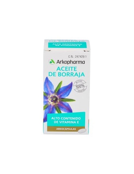 ARKOCAPSULAS ACEITE BORRAJA 50 PERLAS