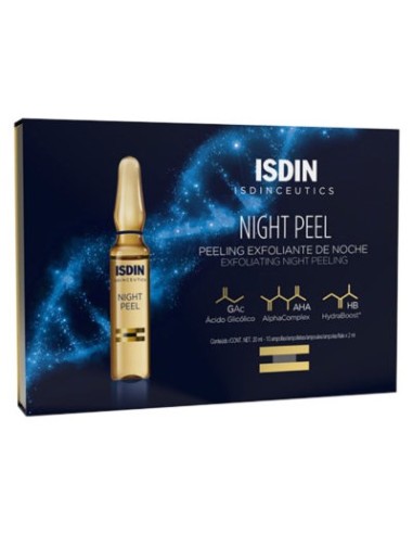 ISDINCEUTICS NIGHT PEEL 30 AMPOLLAS 2 ML