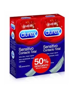 DUREX SENSITIVO CONTACTO TOTAL DUPLO