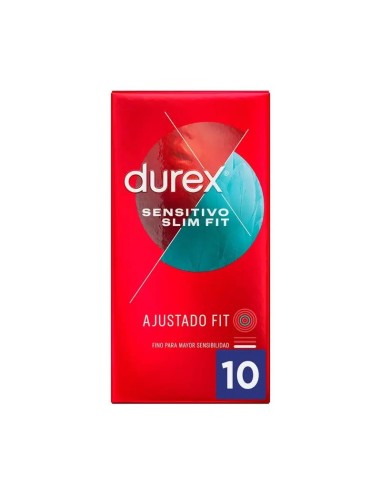 Durex Preservativos Sensitivo Suave Para Mayor Sensibilidad Talla Pequeña 10 unidades