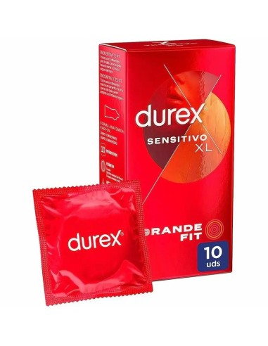 Durex Preservativos Sensitivo Suave Para Mayor Sensibilidad Talla Xl 10 unidades