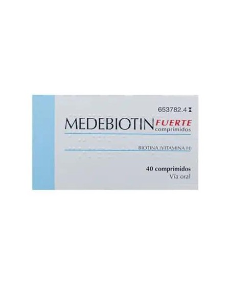 Medebiotin Fuerte 5 mg 40 Comprimidos