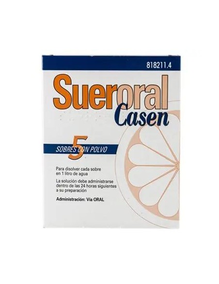 Sueroral Casen 5 Sobres Polvo para Solución Oral