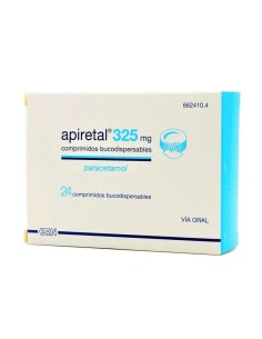 Apiretal 325 mg 24 comprimidos Bucodispersables 2