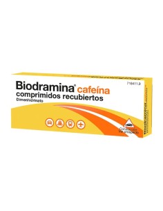 Biodramina Cafeína 4 comprimidos Recubiertos 2