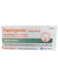 Faringesic 20 comprimidos
